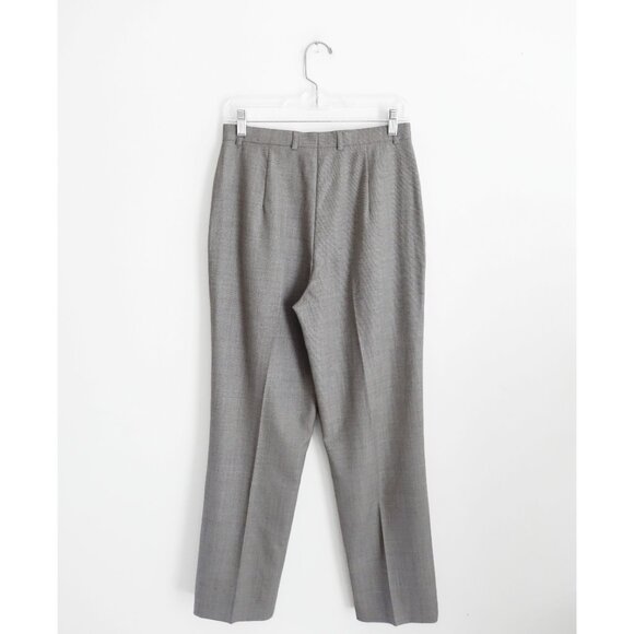 Escada Grey Lightweight Wool Pleated Trousers DE 38 US 8 - Picture 2 of 3